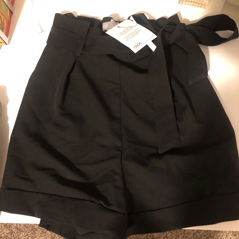 High waisted dress shorts